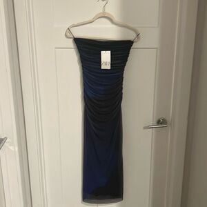 Brand new with tag Zara strapless dress